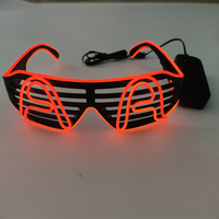 Lunettes lumineuses à double lettre personnalisables, lettres LED, lunettes lumineuses clignotantes, verres lumineux pour accessoires de fête, costumes