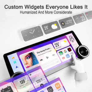 12.3 pouces Android 13 lecteur DVD de voiture double rotation boutons système stéréo de voiture écran tactile TV combinaison 1 an de garantie - Product Image 4