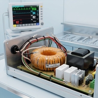 Transformateur toroïdal OEM personnalisé en usine, 100VA-5000VA, haute puissance, fil de cuivre pur, faible bruit