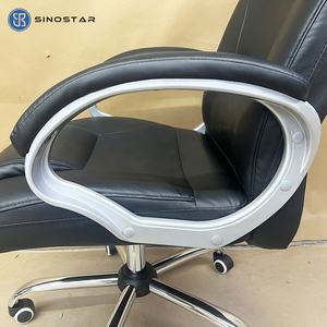 เก้าอี้หนังคลาสสิกสำหรับผู้บริหารพร้อมการสนับสนุนตามหลักสรีรศาสตร์การออกแบบร่วมสมัยสไตล์พรีเมี่ยมสำหรับผู้มีอำนาจ - Product Image 5