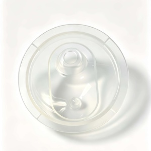 Biberón de Silicona Suave de Cuello Ancho Hecho a Medida, Reemplazo de Biberón de Flujo Rápido, Tetinas Grandes Similares a las del Seno, Libres de BPA - Product Image 4