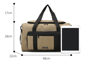 Hot Sale Stylish Oxford Fabric <b>Light</b> Weight Front Zippered Pocket Crossbody Tote Sport Luggage Backpack Bag Perfect Travel Bag - Product Image 6