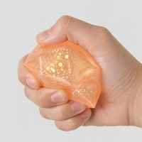 Nouvelle balle anti-stress en maltose à paillettes diamantées, mignonne, à rebond lent, jouet émotionnel