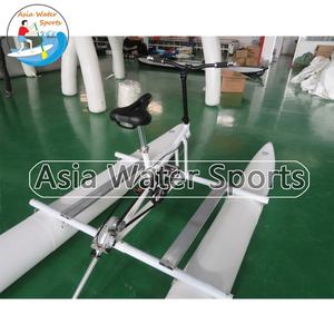 Draagbare Opblaasbare Waterfiets Met Pomppedaal-Aangedreven Aquatische Cyclus Voor Meer, Zwembad En Strand Familieplezier - Product Image 6