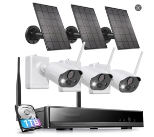 2.5K 4MP Camera An Ninh Set năng lượng mặt trời Wifi giám sát Hệ thống Camera Kit - Product Image 1