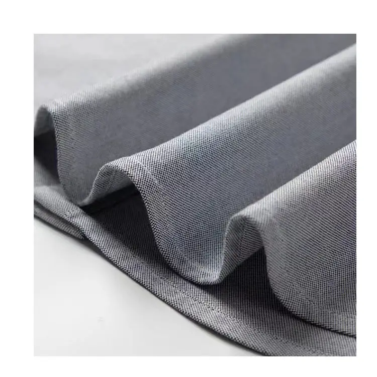 Çevre dostu örme taze nefes organik pamuk keten gömlek kumaşı dokuma gömlek düz hafif düz boyalı