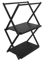 Table pliante multifonctionnelle moderne IGT pour l'extérieur, camping, pique-niques, atelier, portable, pliable, en aluminium