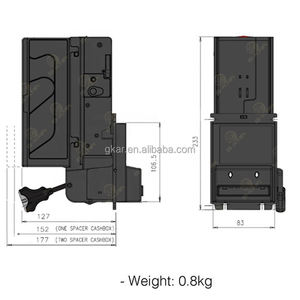 Aceptador de billetes ITL BV50 de alta capacidad de ventas directas de fábrica con Cashbox para máquina de juego Pog - Product Image 4