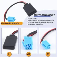 Adaptateur audio sans fil ATT-Aux pour autoradio stéréo, câble auxiliaire pour Alfa Romeo 147/156/159/Brera/Mito/Gt/Giulietta, fabriqué en Chine