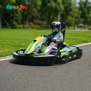 Kart de <span class=keywords><strong>course</strong></span> <span class=keywords><strong>à</strong></span> essence 4 temps ApexJoy RACE GT PRO A4-6.5HP pour adulte, 68 km/h, cage de sécurité en acier 30Cr-Mo, frein <span class=keywords><strong>à</strong></span> disque hydraulique, location - Product Image 1
