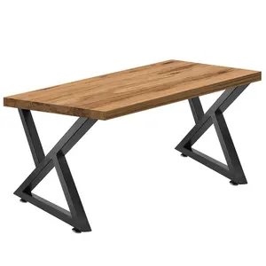 Kaki meja tugas berat industri baja cor besi furnitur meja bingkai kaki bangku kantor kopi meja makan kaki logam untuk meja