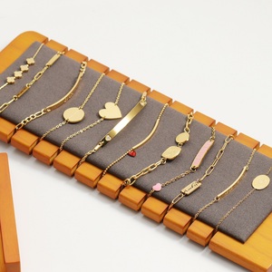 Thép không gỉ tùy chỉnh logo khắc cảm hứng thần chú lấy cảm hứng từ 18K mạ vàng PVD Khắc Đồ trang sức vòng đeo tay - Product Image 6