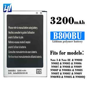 Аккумулятор B800BU N9000 для мобильного телефона Samsung Galaxy Note <span class=keywords><strong>3</strong></span> N9002 N9005 N9006 N9007 N9008 N9009 - Product Image 6