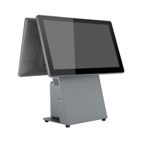 Terminal de point de vente Android LICON avec processeur Intel I3, Bluetooth 5.2, imprimante 80 mm, double écran, support en alliage d'aluminium