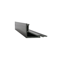Conception personnalisée Matériaux de construction de bâtiments Profil d'angle en L toutes formes en plastique PVC