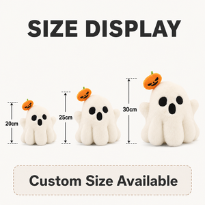 Direct van de fabriek: op maat gemaakte Halloween-geesten knuffels van artwork OEM ODM gevulde karakterpoppen voor originele IP-merken - Product Image 2