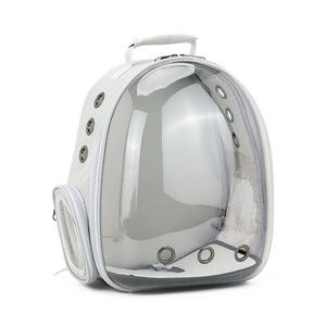 Wholesale Oxford Large Capacity Portable Foldable <b>Cat</b> & Dog Pet <b>Backpack</b> Carrier with Zipper Closure Waterproof Travel Bag - Product Image 4