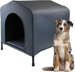 Cage pour chien pliable en polyester moderne, imperméable, pour une utilisation en intérieur et en extérieur - Product Image 2