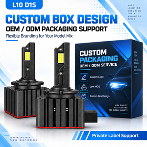 Bombilla LED D1S con 3 Tubos de Cobre para Bombillas HID de Auto D1S D1R, Luces Xenón HID para Coche 6000K 35W, Lámparas de Xenón de Repuesto para Faros Delanteros - Product Image 1