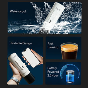 MEIMOKA Máquina de café espresso portátil de 20 bares, compatible con cápsulas y café molido, elaboración rápida, recargable y apto para viajes - Product Image 6