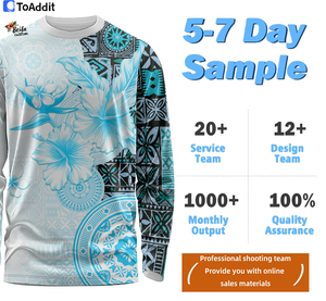 Orgoglio polinesiano Fiji <span class=keywords><strong>Masi</strong></span> Tapa modello Unisex camicia formale professionale a maniche lunghe da uomo - Product Image 2