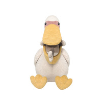 Peluche Pelican Watson Mignonne, Adorable Poupée, Coussin Doux pour Compagnon de Nuit, Cadeau d'Anniversaire Parfait pour Unisexe, en Polyester