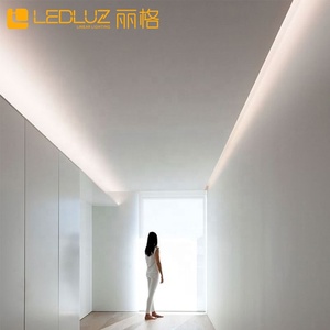 Trần hồ sơ nhôm thạch cao dẫn ánh sáng hồ sơ với PC khuếch tán Bìa vách thạch cao dẫn nhôm hồ sơ 104.6*66 Mét - Product Image 2