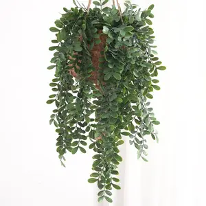 F38 New Design Home Garden Accessories Tropical Artificial Plant Vine Artificial Wall Hanging Plant Greenery Vines