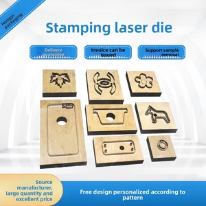 Hot moq 1 Piece Tùy chỉnh không nhãn dán Bảng gỗ Laser chết cho EVA da Silicone Gasket Bông Ngọc Trai Chất liệu dao cắt - Product Image 3