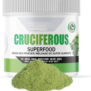 Poudre de superaliments crucifères OEM, mélange vert, 150g, chou, chou frisé, brocoli, chou de Bruxelles, rucula, bok choy, vitamine <span class=keywords><strong>K</strong></span>, minéraux - Product Image 5