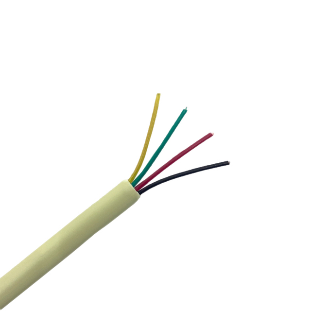 CCA 4 Wire Solid Copper 4 Core Flat Telephone Line Cable Indoor Use PVC Jacket Certified