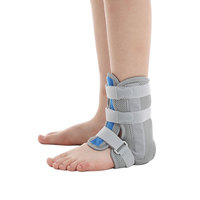 Attelle de cheville médicale pour enfants Housse de protection contre les entorses de cheville et sangle de fixation orthopédique