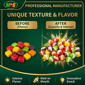 Bonbons lyophilisés personnalisés, assortiment en gros, marque privée, bonbons gélifiés halal, bonbons lyophilisés en vrac - Product Image 2