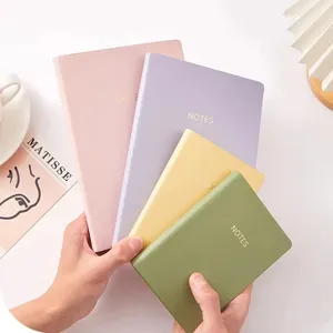 Source Factory office school papeleria portable pocket leather PU notebook stationery supplies A6 journal