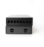Boîtier de distribution de fibre optique 5G SC 48 cœurs en acier galvanisé blanc/noir, OEM d'usine DIMAN, pour bureau et données intérieures