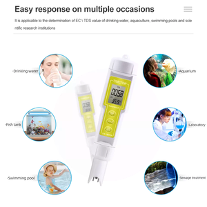 Qualidade da água Monitor <span class=keywords><strong>Digital</strong></span> 3 in1 TDS EC Temperatura Medidor <span class=keywords><strong>Ph</strong></span> Pen para Aquários Laboratório - Product Image 6