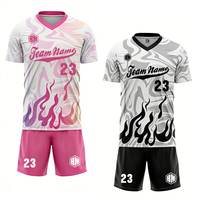 Uniformes de Fútbol Personalizados para Hombre, Equipación de Fútbol Local/Visitante, Digital, 100% Poliéster, Secado Rápido, Servicio OEM