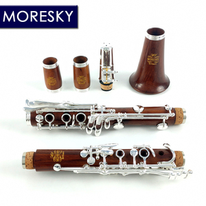Clarinete Profesional MORESKY Mopane Bb/sib Plateado con 19 Llaves, Clarinete Brillante - Product Image 6