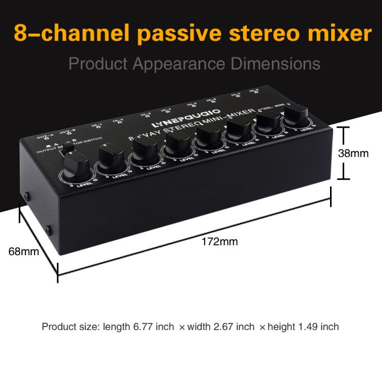 ミキサー】STEREO Passive MIXER Type-R【RCA】 STEREO Passive MIXER 【 2 STEREO IN ⇒ RCA L / R OUT 】Type-R