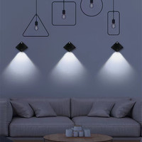 Capteur de mouvement intelligent sans fil Rechargeable, éclairage d'escalier d'intérieur, lumières de pas à LED pour chambre à coucher