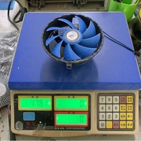 Kipas Pendingin CPU Universal dengan Lampu Warna-warni PWM Radiator Heatsink Chip Cooler untuk AMD Intel PC PCBA IC Pendinginan TDP 65 Watt