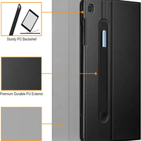 Étui de clavier en cuir ultra-fin pour iPad 12 pouces, étui avec support, fente sécurisée pour stylet, personnalisable