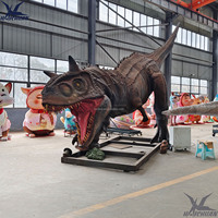 Fournisseur de dinosaures animatroniques de Chine de haute qualité Modèle géant Carnotaurus de dinosaure robotique grandeur nature à vendre