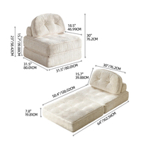 Fabrikneuer moderner Einzelsofa-Sessel aus Chenille-Stoff, vakuumkomprimiert, rollverpackt, keine Montage erforderlich, Großhandel für Wohnmöbel
