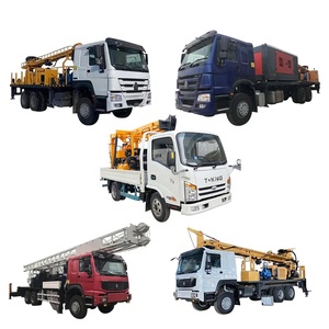 FYC350 Rig Profondeur de chaîne directe 350m Foreuse rotative utilisée dans la mine <span class=keywords><strong>ou</strong></span> la plate-forme de forage de puits d'eau montée sur camion en Inde - Product Image 3