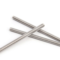 Barre filetée en acier inoxydable de haute précision Acme M5 DIN975 DIN976 Barre filetée galvanisée