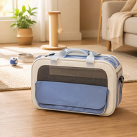 Sac de transport pour animaux de compagnie en maille respirante, pliable, pour chat et chien, sac de voyage portable à parois souples pour petits chiens et chats