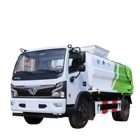 Camion à ordures de cuisine Dongfeng Furika 8CBM, camion de collecte des déchets alimentaires, camion compacteur hydraulique de déchets alimentaires
