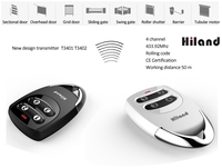 Télécommande sans fil RF T3401 pour ouvre-porte coulissante, émetteur de portail
