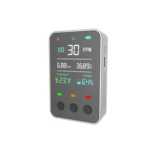 IAQ tragbarer Luft-Analyse-Controller Co-Meter Bluetooth SD-Karten-Daten mit CO/Druck/Feuchtigkeit/Temperatur CO-Monitor für Camping